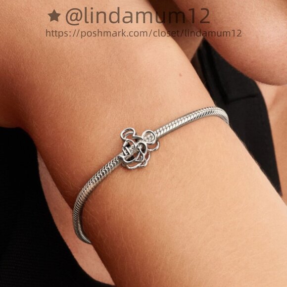 Pandora Disney Mickey Mouse Openwork Charm - Picture 4 of 6